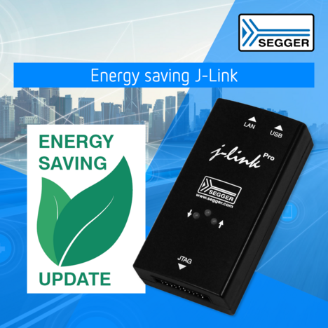 Energy saving update for J-Link