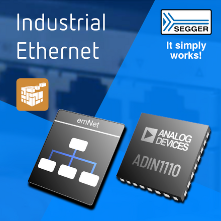 SEGGER News: SEGGER and Analog Devices Collaboration Delivers Communication Solution for Industrial Ethernet-APL