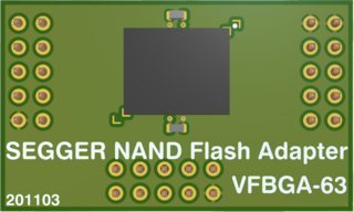 NAND Flash Adapter VFBGA63
