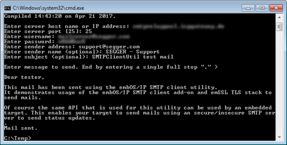SMTP Client Utility 02