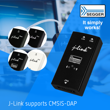SEGGER J-Link Now Supports CMSIS-DAP: One Probe Fits All