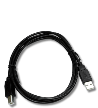Black Cable USB shadow 
