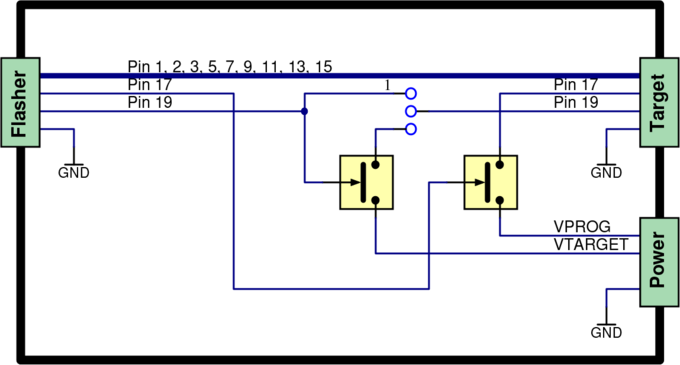 Programming Voltage Adapter Schematics