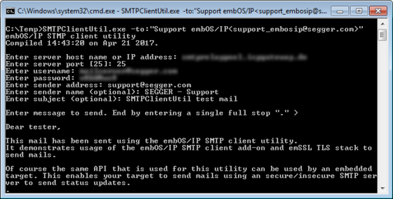 SMTP Client Utility 01