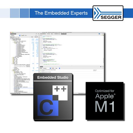 SEGGER announces Embedded Studio V5.4 for Apple M1