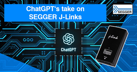 News graphic: ChatGPT's take on SEGGER's J-Link debug probes