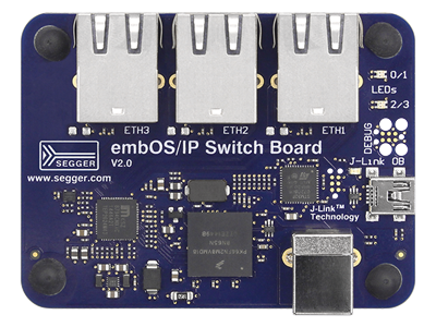 SEGGER embOS/IP Switch Board