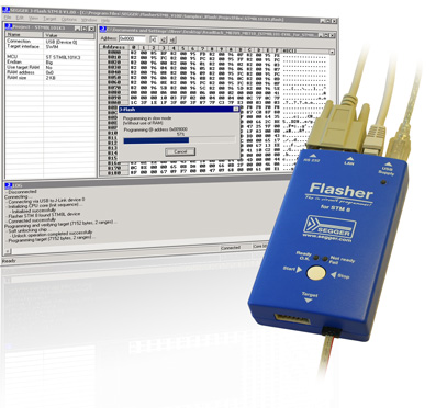 Production flash programmer for STM8 Microcontrollers