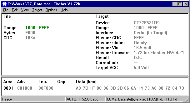 flasher st7 exe