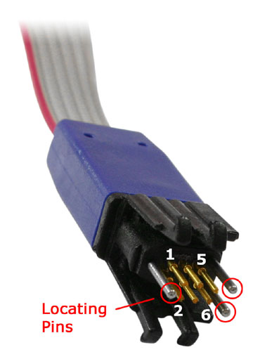 6-Pin Needle Adapter connector pins